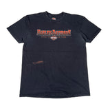 Black Harley Davidson t-shirt on a white background