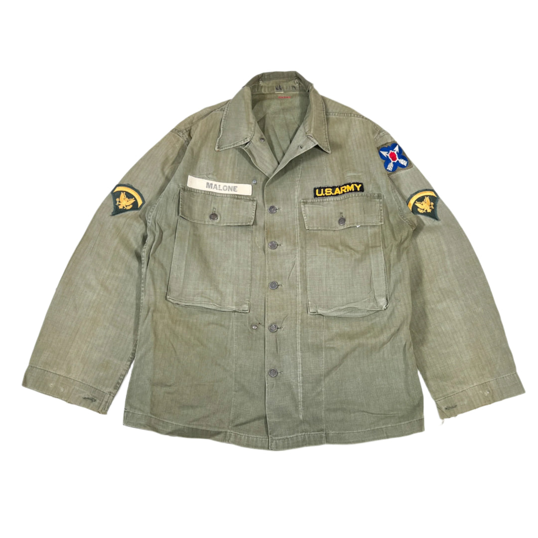 Vintage 40's U.S. Army M-43 HBT 13-Star Patched Jacket