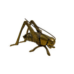 Vintage 50's Brass Grasshopper MCM Figurine Paperweight