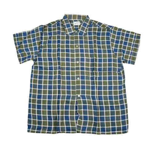 Vintage 50's Sportswear Deadstock Plaid Short Sleeve Shirt