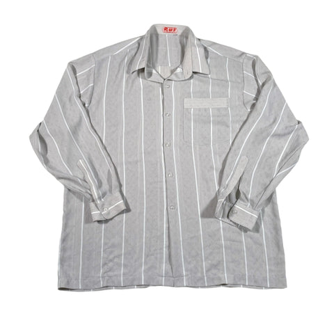 Vintage 60's Vietnamese Silk Button Up Shirt