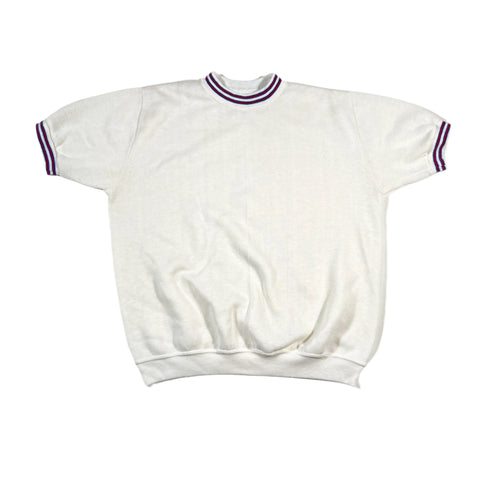 Vintage 70’s Creslan Acrylic Knit Ringer Sweatshirt