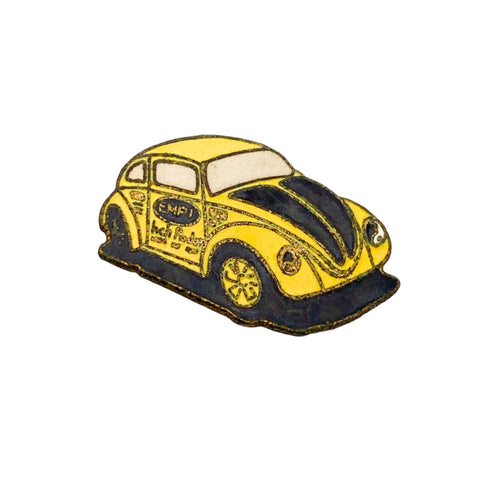 Vintage 70's EMPI VW Drag Beetle Enamel Pin
