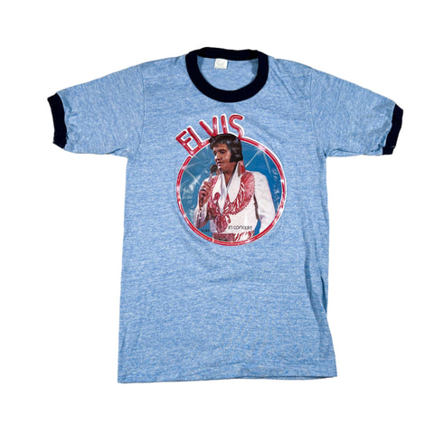 Vintage 70's Elvis in Concert Tri-Blend Ringer T-Shirt