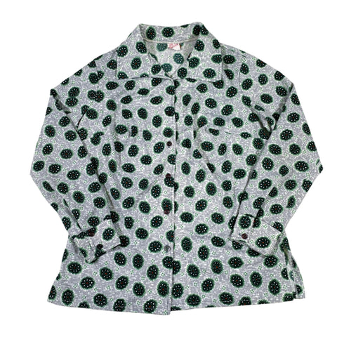 Vintage 70's Lady Caper-Mates Women's Floral Button Down Blouse Shirt