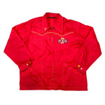 Vintage 70's Red P.A.G. Corn Logo Western Windbreaker Jacket
