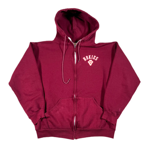 Vintage 70's Virginia Tech Hokies Full Zip Hoodie Sweatshirt