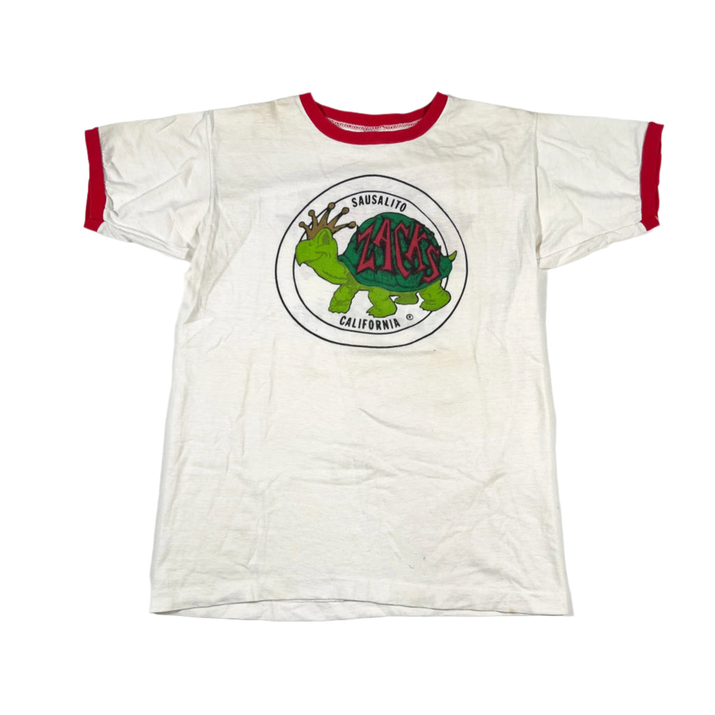 70’s Champion MIT Ringer Tee Vintage 70's Zack's Sausalito Turtle Champion Ringer T-Shirt