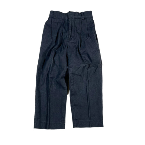 Vintage 80's Andhurst Youth Black Pleated Cotton Dressy Pants