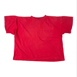 Red t-shirt on a white background