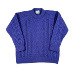 Vintage 80's Barnas Mòr Irish Wool Fisherman Sweater