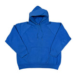 Blue hoodie on a white background