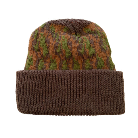 Vintage 80's Camo Cuff Beanie