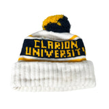 Vintage 80's Clarion University Knit Pom Beanie