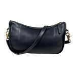 Vintage 80's Coach Swinger Bag 8930 Black Leather Purse
