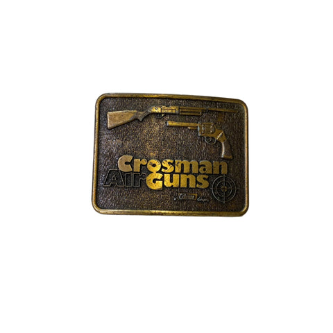 Vintage 80's Crossman Air Guns Belt Buckle