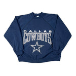 Blue Dallas Cowboys sweatshirt on a white background