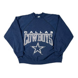 Blue Dallas Cowboys sweatshirt on a white background