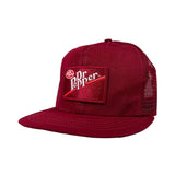 Vintage 80's Dr Pepper Soda Mesh Trucker Hat