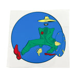 Vintage 80's Faceless Zoot Suit Cowboy Sticker