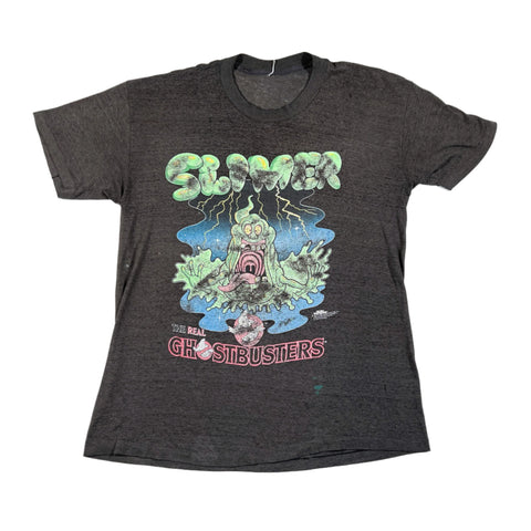 Vintage 80's Ghostbusters Slimer Ghost Paper-thin T-Shirt
