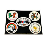 Vintage 80's Grateful Dead Dancing Bears Post-Cal Sticker Sheet