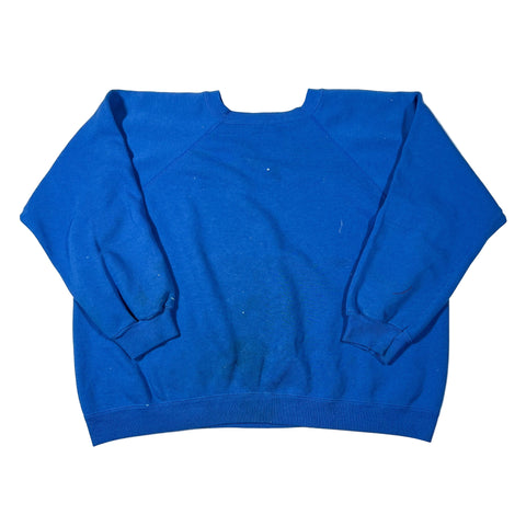 Blue sleeveless shirt on a white background