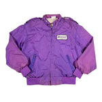 Vintage 80's Hoosier Racing Tire Purple Jacket
