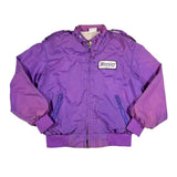 Vintage 80's Hoosier Racing Tire Purple Jacket