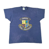 Blue t-shirt with 'Ireland Four Provinces' emblem on a white background