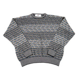 Patterned sweater on a white background