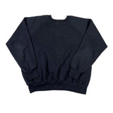 Black sweatshirt on a white background