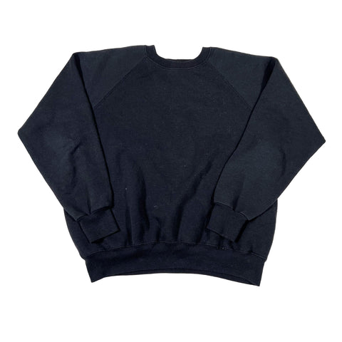 Black sweatshirt on a white background