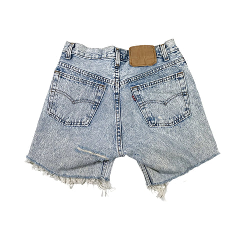 Vintage 80's Levi's 501 Acid Washed Cut Off shorts