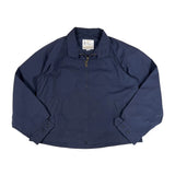 Navy blue jacket on a white background