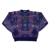 Patterned sweater on a white background