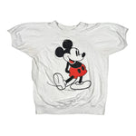 Vintage 80's Mickey Mouse Raglan Short Sleeve Crewneck Sweatshirt