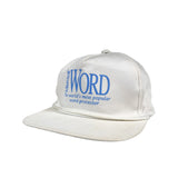 Vintage 80's Microsoft Word Promo White Rope Snapback Hat