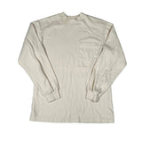 Beige long-sleeve shirt on a white background