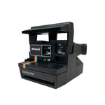 Vintage 80's Polaroid OneStep 600 Rainbow Stripe Instant Film Camera