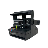 Vintage 80's Polaroid OneStep 600 Rainbow Stripe Instant Film Camera