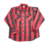 Vintage 80's Prentiss Outdoors Plaid Cotton Flannel Shirt