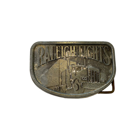 Vintage 80's Raleigh Lights Trucking Belt Buckle