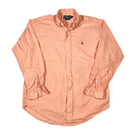 Vintage 80’s Ralph Lauren Blaire Orange Gingham Shirt