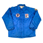 Vintage 80's Richard Petty Patched NASCAR Windbreaker Jacket