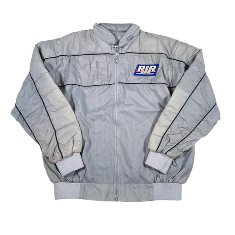 Vintage 80's Richmond International Raceway Gray Jacket