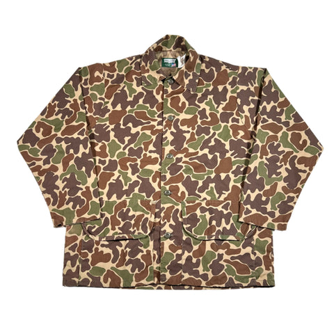Vintage 80's Saf-T-Bak Duck Camo Shirt Jacket