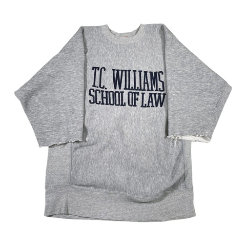 Vintage 80's TC Williams School of Law Reverse Weave Crewneck Sweatshirt