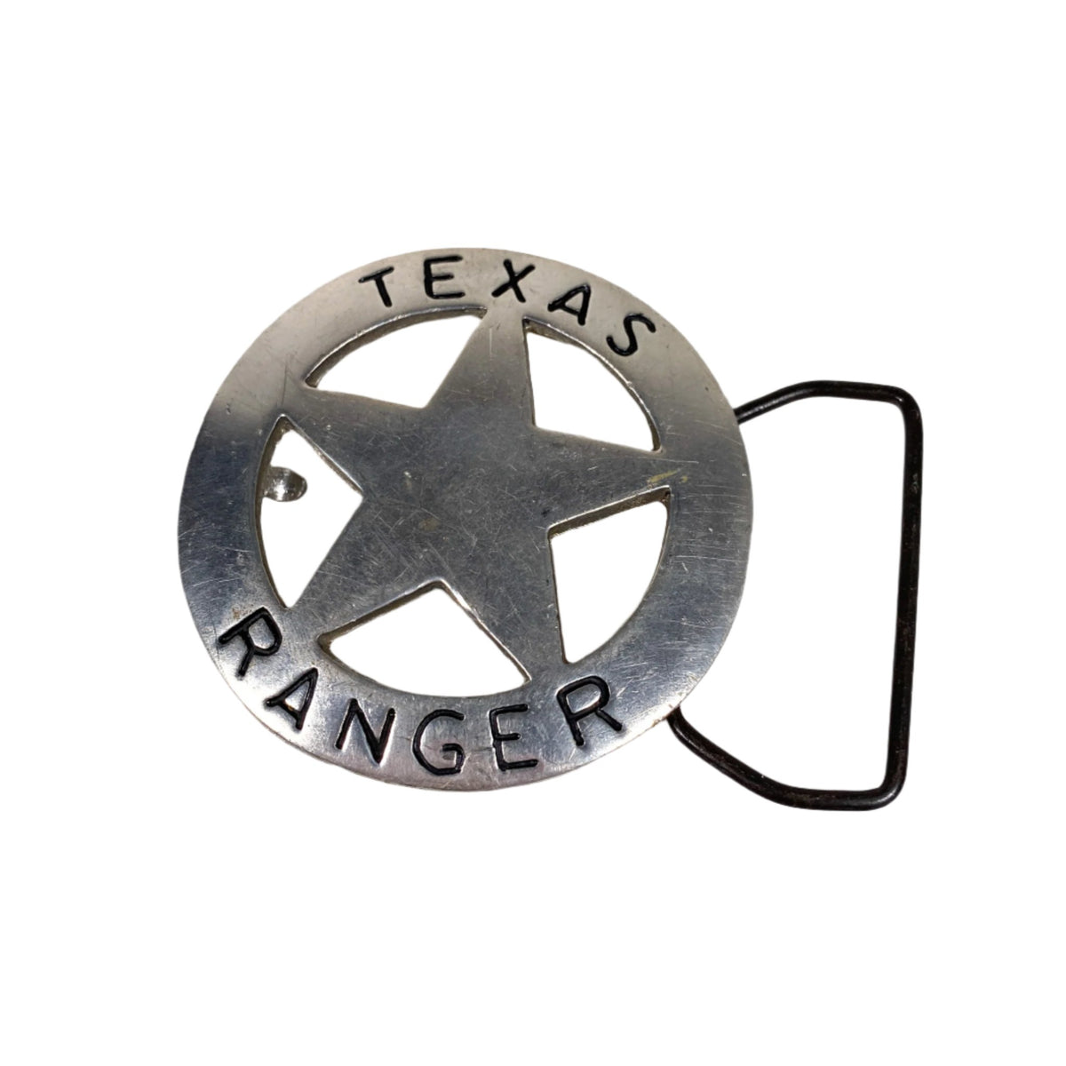 Texas Ranger Buckle Vintage 80's Texas Ranger Fargo Silver Belt Buckle – CobbleStore Vintage