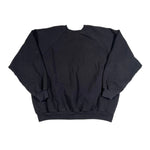 Vintage 80's Tultex Blank Black Crewneck Sweatshirt